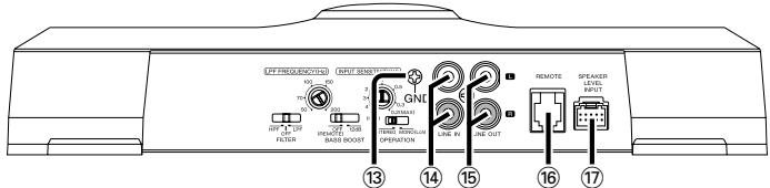 KENWOOD KAC-7251 - Nombres de los terminales - 2