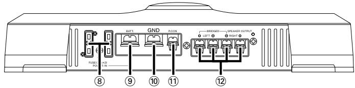KENWOOD KAC-7251 - Terminal names - 1
