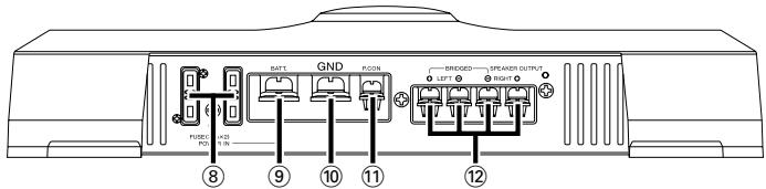 KENWOOD KAC-7251 - Noms des terminaux - 1