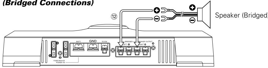 KENWOOD KAC-7251 - ■ Speaker wire connection - 2