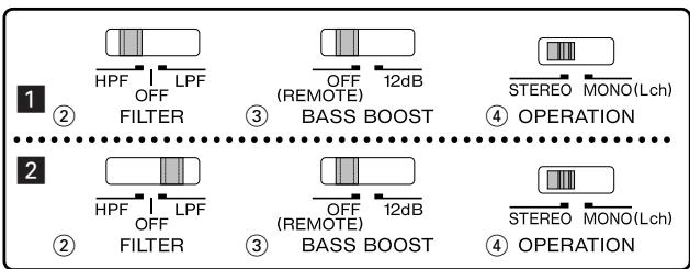 KENWOOD KAC-7251 - 2-channel + Subwoofer system - 2