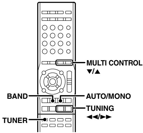 KENWOOD KRF-V5450D - Accord d'une station radio - 2