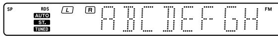 KENWOOD KRF-V5450D - ② Affichage RT (radio text) - 1