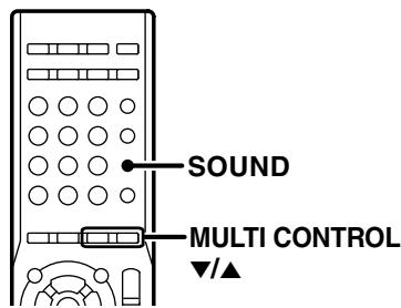 KENWOOD KRF-V5450D - Réglez le niveau de "TREB" (hautes fréquences). utilisez [MULTI control / ] pour régler le niveau. - 4