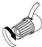 KENWOOD KRF-V5450D - Comment insérer les fils dans les bornes (borne à vis) (KRF-V6400D seulement) - 4