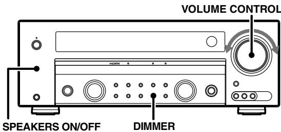 KENWOOD KRF-V5450D - Utilisation du [MULTI CONTROL / ] pour régler la sortie de l'enceinte centrale. - 2