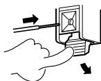 KENWOOD KRF-V5450D - Comment insérer les fils dans les bornes (borne à pouvoir) - 3