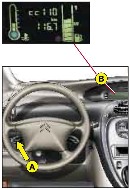 CITROEN XSARA PICASSO - Annulation de la vitesse mémorisée - 1