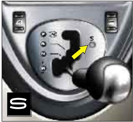 CITROEN XSARA PICASSO - Sélectionnez le mode de conduite : - 1