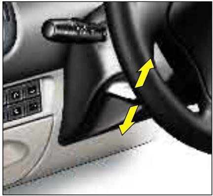 CITROEN XSARA PICASSO - Réglage du VOLANT - 1