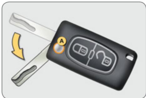 CITROEN C3 II - Verrouillage avec la clé - 3