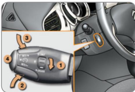 CITROEN C3 II - Régulateur de vitesse «CRUISE» - 1