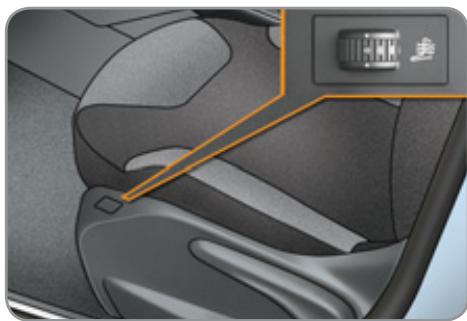 CITROEN C3 II - Commande des sièges chauffants - 1