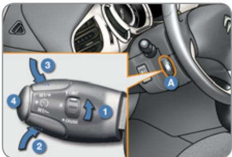 CITROEN C3 II - Commandes sous-volant - 1