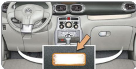 CITROEN C3 II PICASSO - Lecteurs de carte (2 / W5W) - 1