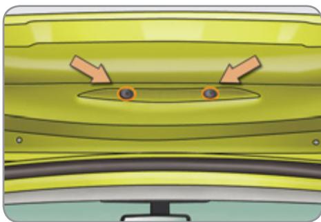 CITROEN C3 II PICASSO - Changement du troisième feu de stop (4 lampes W5W) - 1