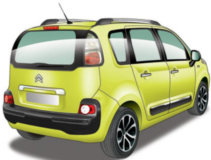 CITROEN C3 II PICASSO - POSE DES BARRES DE TOIT - 2
