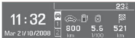 CITROEN C3 II PICASSO - Écran monochrome C - 1