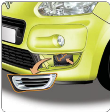 CITROEN C3 II PICASSO - Changement des projecteurs antibrouillard - 2