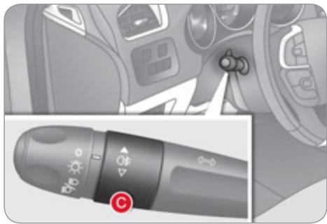 CITROEN C4 II - Modèle avec feux antibrouillard arrière seuls - 1