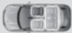 CITROEN C4 II - EMPLACEMENT DES SIÈGES ENFANTS ATTACHÉS AVEC LA CEINTURE DE SÉCURITÉ - 1