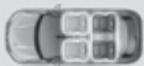 CITROEN C4 II - EMPLACEMENT DES SIÈGES ENFANTS ATTACHÉS AVEC LA CEINTURE DE SÉCURITÉ - 2
