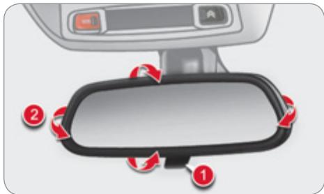 CITROEN C4 II - Rétroviseur intérieur - 1