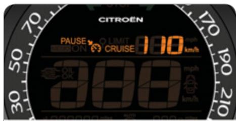 CITROEN PAUSE ON O LIMIT CRUISE 190 mph km/h 888 mph km/h