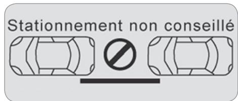 Stationnement non conseillé