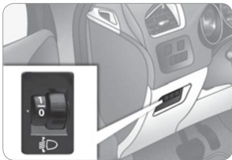 CITROEN C4 II - RÉGLAGE MANUEL DES PROJECTEURS HALOGÈNES - 1