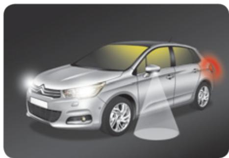 CITROEN C4 II - Éclairage d'accueil - 1