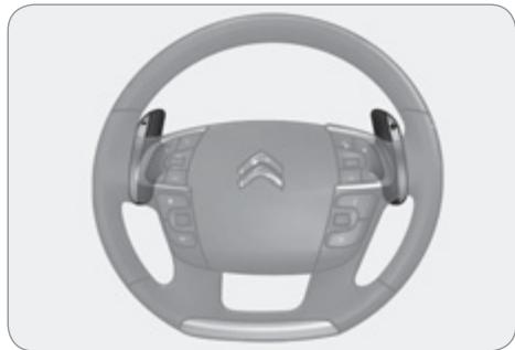 CITROEN C4 II - Commandes sous-volant - 1