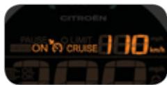 CITROËN PAUSE O LIMIT ON TO CRUISE 100 km/h