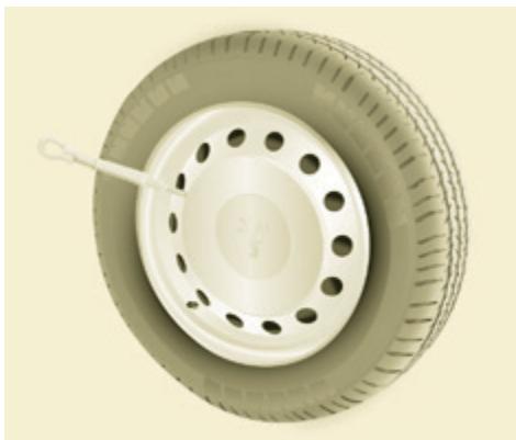 CITROEN BERLINGO 2 2014 - ROUDE de secours - 1