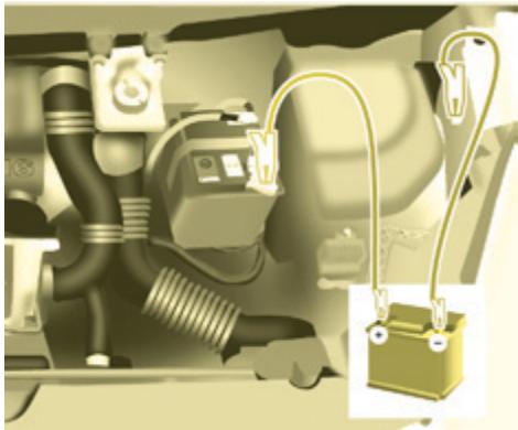 CITROEN BERLINGO 2 2014 - Pour démarrer à partir d'une autre batterie - 1