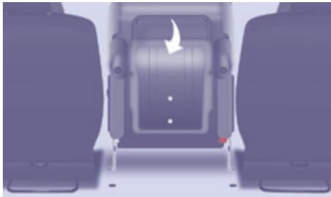 CITROEN BERLINGO 2 2014 - Mettre le siège en position portefeuille - 1