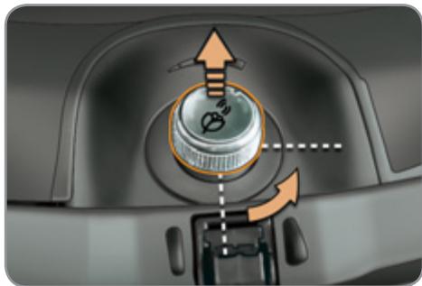 CITROEN C3 PICASSO 2011 - Retrait de la cartouche - 1