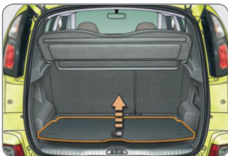 CITROEN C3 PICASSO 2011 - Plancher de coffre mobile - 1