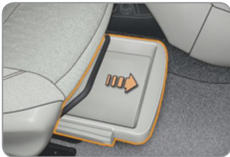 CITROEN C3 PICASSO 2011 - TIROIR DE RANGEMENT - 1