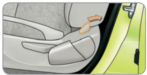 CITROEN C3 PICASSO 2011 - Réglages du siège conducteur - 6