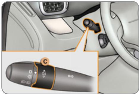 CITROEN C3 PICASSO 2011 - Modèle avec feu antibrouillard arrêté seul - 1