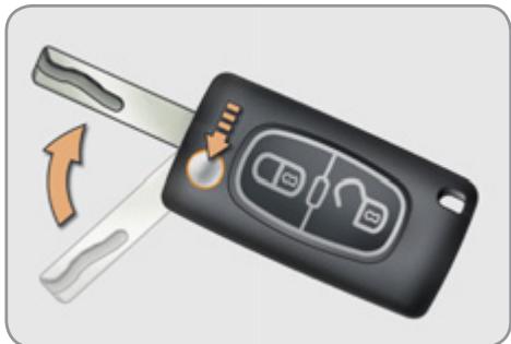 CITROEN C3 PICASSO 2011 - CLÉ À TÉLÉCOMMANDE - 1
