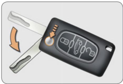 CITROEN C3 PICASSO 2011 - Verrouillage avec la clé - 3