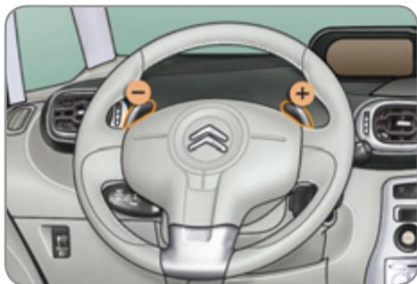 CITROEN C3 PICASSO 2011 - Commandes sous-volant - 1