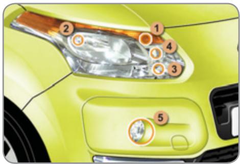CITROEN C3 PICASSO 2011 - Feux avant - 1