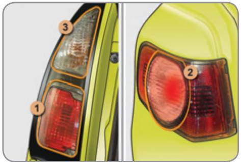 CITROEN C3 PICASSO 2011 - Feux arrêté - 1