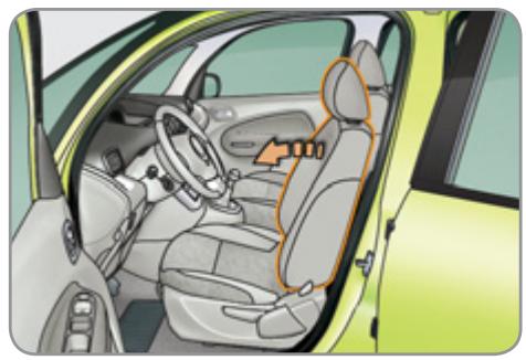 CITROEN C3 PICASSO 2011 - Réglages du siège conducteur - 3