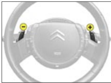 CITROEN C4 1 2006 - Commandes au levier de vitesses - 1