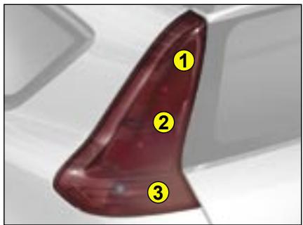 CITROEN C4 1 2006 - 3^e Feu de stop - 1