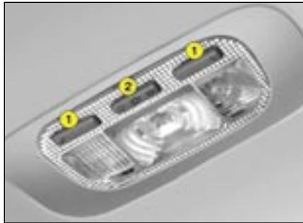 CITROEN C4 1 2006 - Allumage automatique des plafonniers - 1